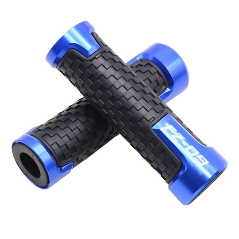 THIKK Compatible with Ya ma ha MT09 MT-09 FZ09 FZ-09 MT FZ 09 2014 2015-2018 Motorrad Lenkergriffe Lenker Lenkergriffe(Blu) von THikk