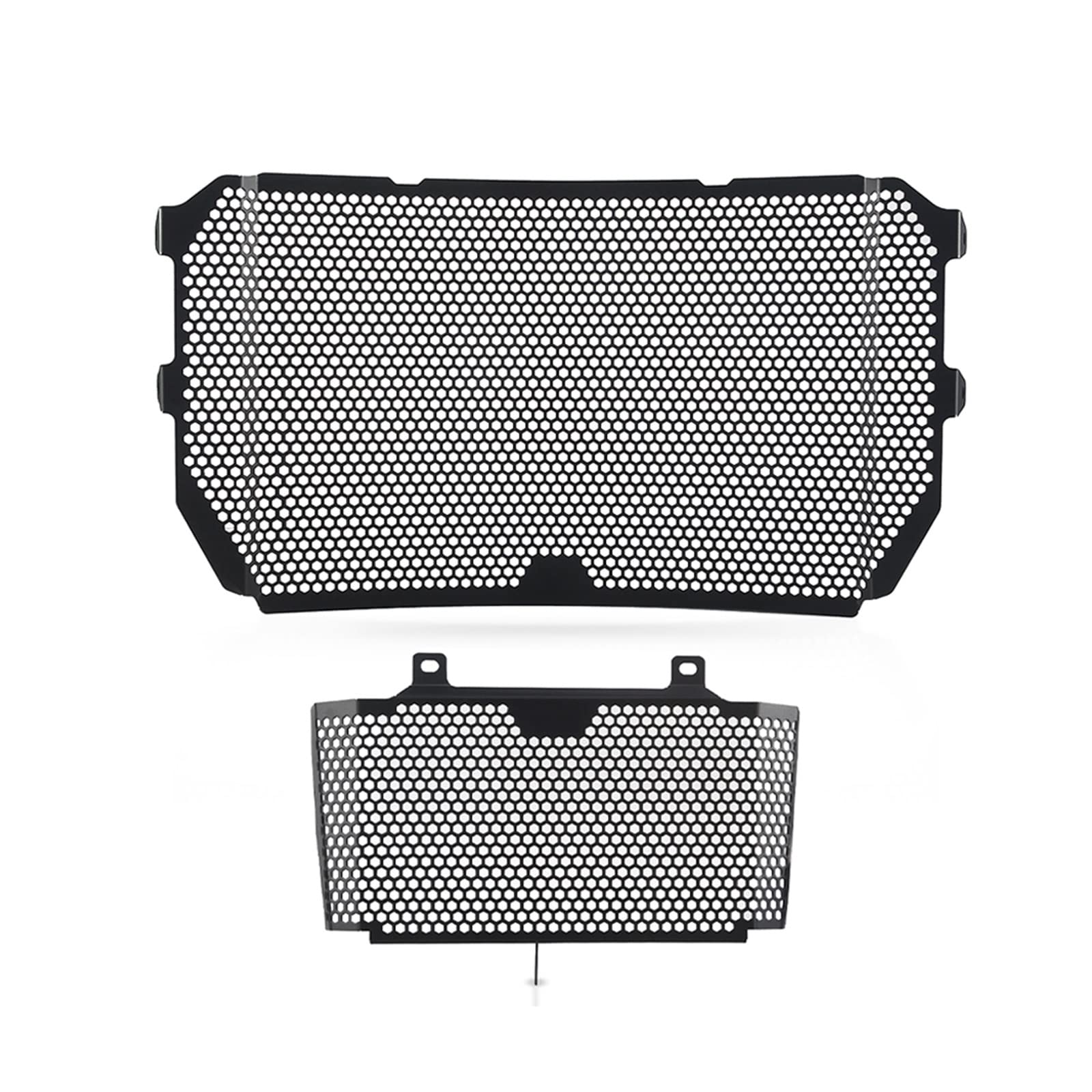THikk Motorrad Beifahrergriff Kühlerschutz Compatible with Yama Ha MT-10 MT10 MT 10 FZ10 2022 2023, Motorrad-Kühlerschutz, Grillabdeckung, Ölkühler-Schutzfolie(Black2) von THikk