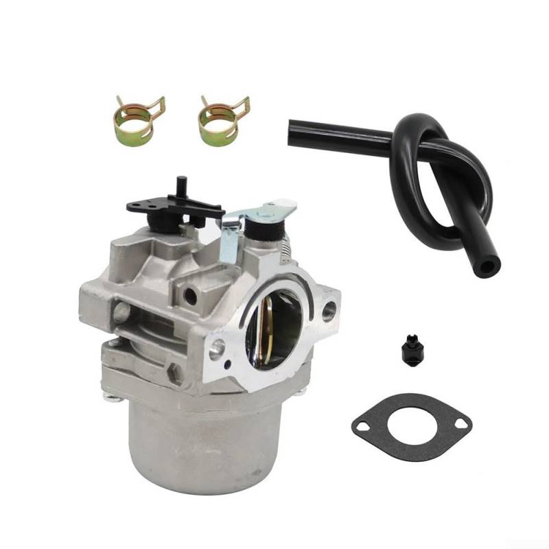 Ersatzvergaser für Rasenmäher 796077, passend für Motor 590399, komplett mit Dichtung und Kraftstoffleitung von TIANHENGMart