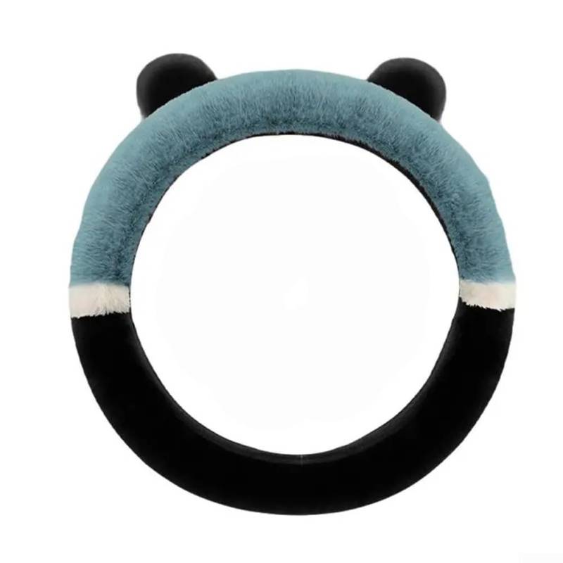 Gemütlicher Winter-Lenkradbezug, unverwechselbares Upgrade, schützt Ihr Lenkrad (blau) von TIANHENGMart