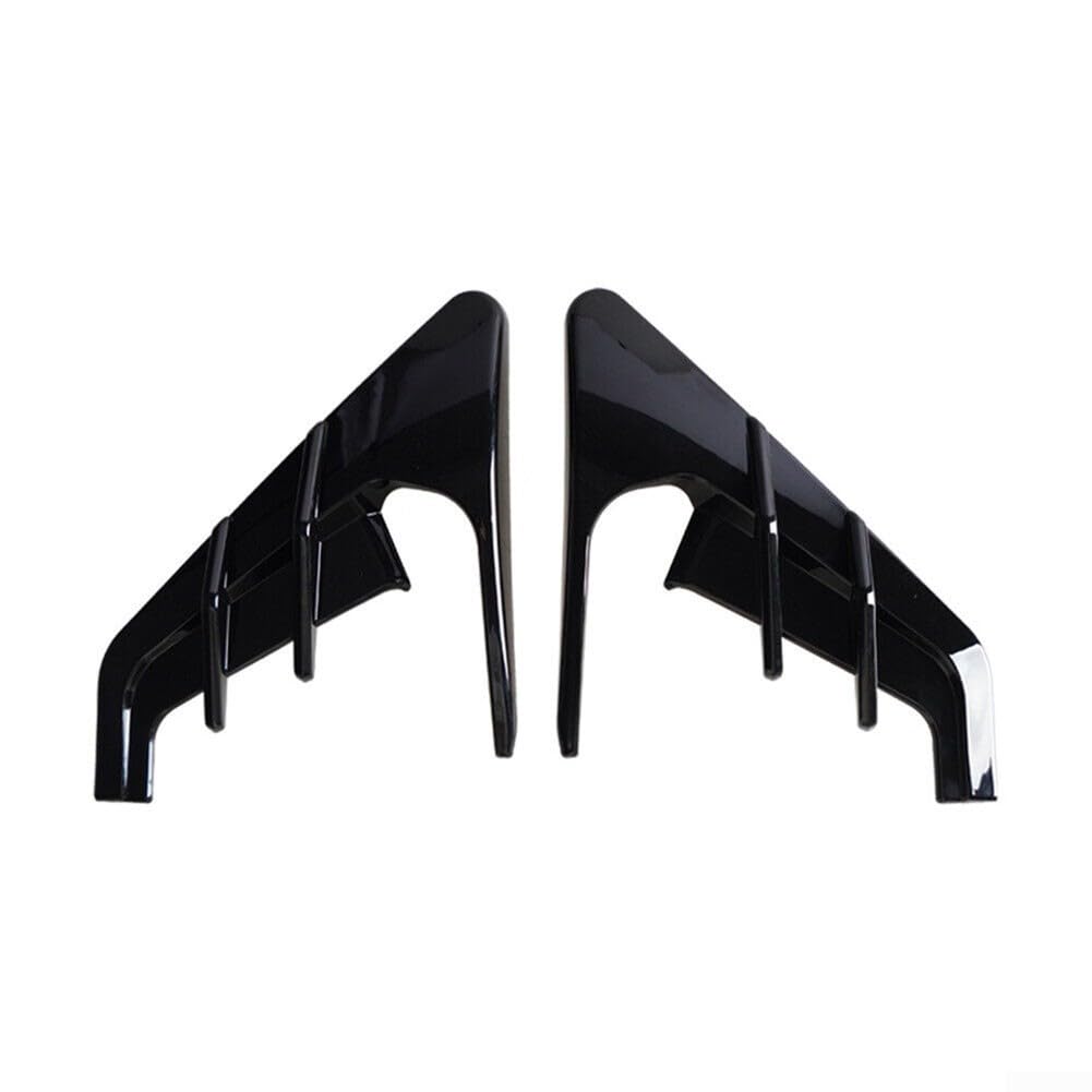 Set von zwei Auto-Seitenkamera-Blinkerschutzblenden für Tesla für Modelle 3/Y (glänzendes Schwarz) von TIANHENGMart