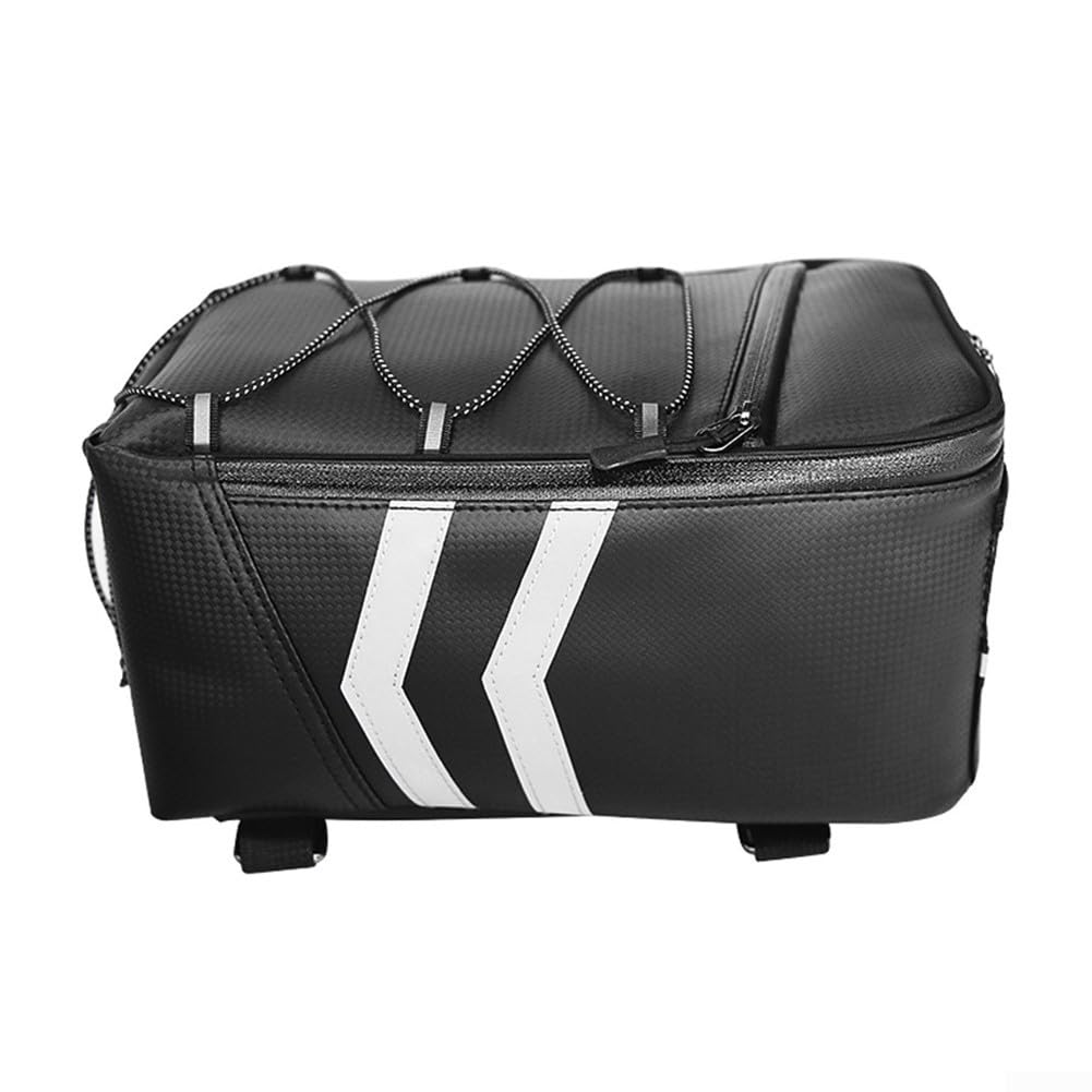 TIANHENGMart Große wasserdichte PU-Kofferraumtasche für Motorräder mit sicheren Verschlüssen und mehreren Taschen TIANHENGMart Große wasserdichte PU-Kofferraumtasche für Motorräder mit sicheren Verschlüssen und mehreren Taschen von TIANHENGMart
