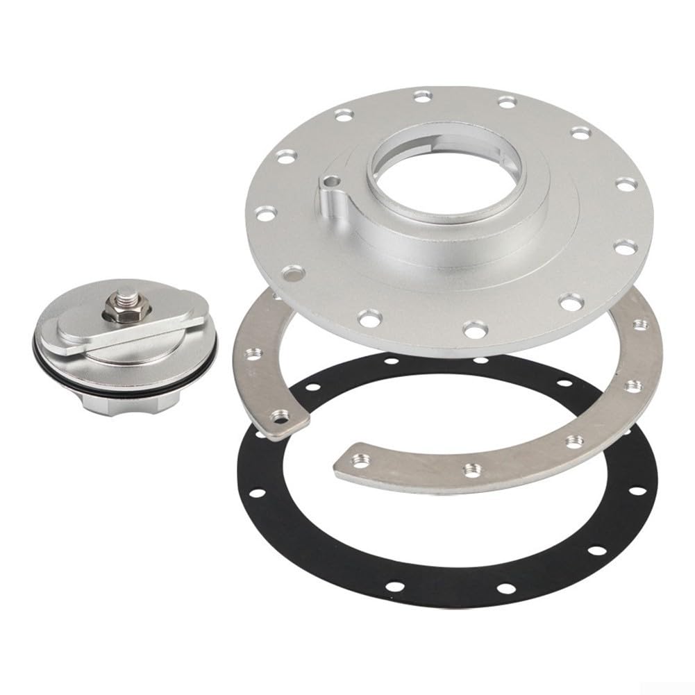 und leichter Aluminium-Kraftstoffzellenkappe, ideal für Auto-Anwendungen mit 12 Bolzen und leichter Aluminium-Kraftstoffzellenkappe, ideal für Auto-Anwendungen mit 12 Bolzen von TIANHENGMart