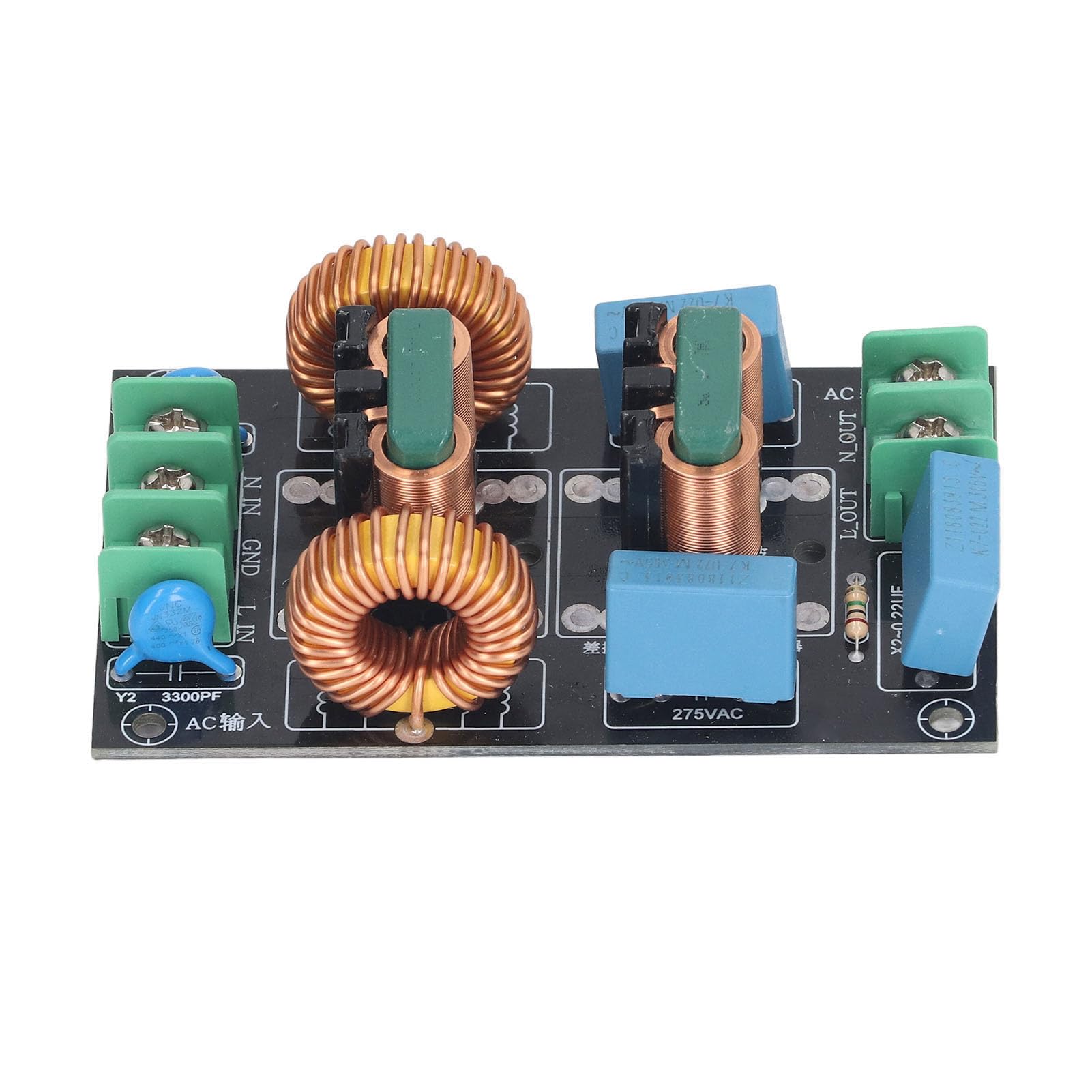 TICFOX EMI Filter, EMI Leistungsfilter, 10A 3 Stufen EMI EMC Power Filter Einphasig FCC Anti Interference Modul Stromversorgungsfilter AC 110-250V zur Beseitigung und Unterdrückung von Trafobrummen TICFOX EMI Filter, EMI Leistungsfilter, 10A 3 Stufen EMI EMC Power Filter Einphasig FCC Anti Interference Modul Stromversorgungsfilter AC 110-250V zur Beseitigung und Unterdrückung von Trafobrummen von TICFOX