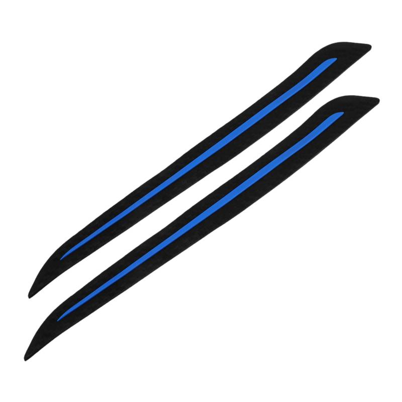 TIDTALEO 1 Paar Body Stoßfänger Augenbrauen Stoßfänger Vorne Hinter Eckschutz Stoßstangen-eckenschutz Antikollisionsstreifen Für Autos Body Scratch Protector Auto -kratzeraufkleber Blue Pp von TIDTALEO