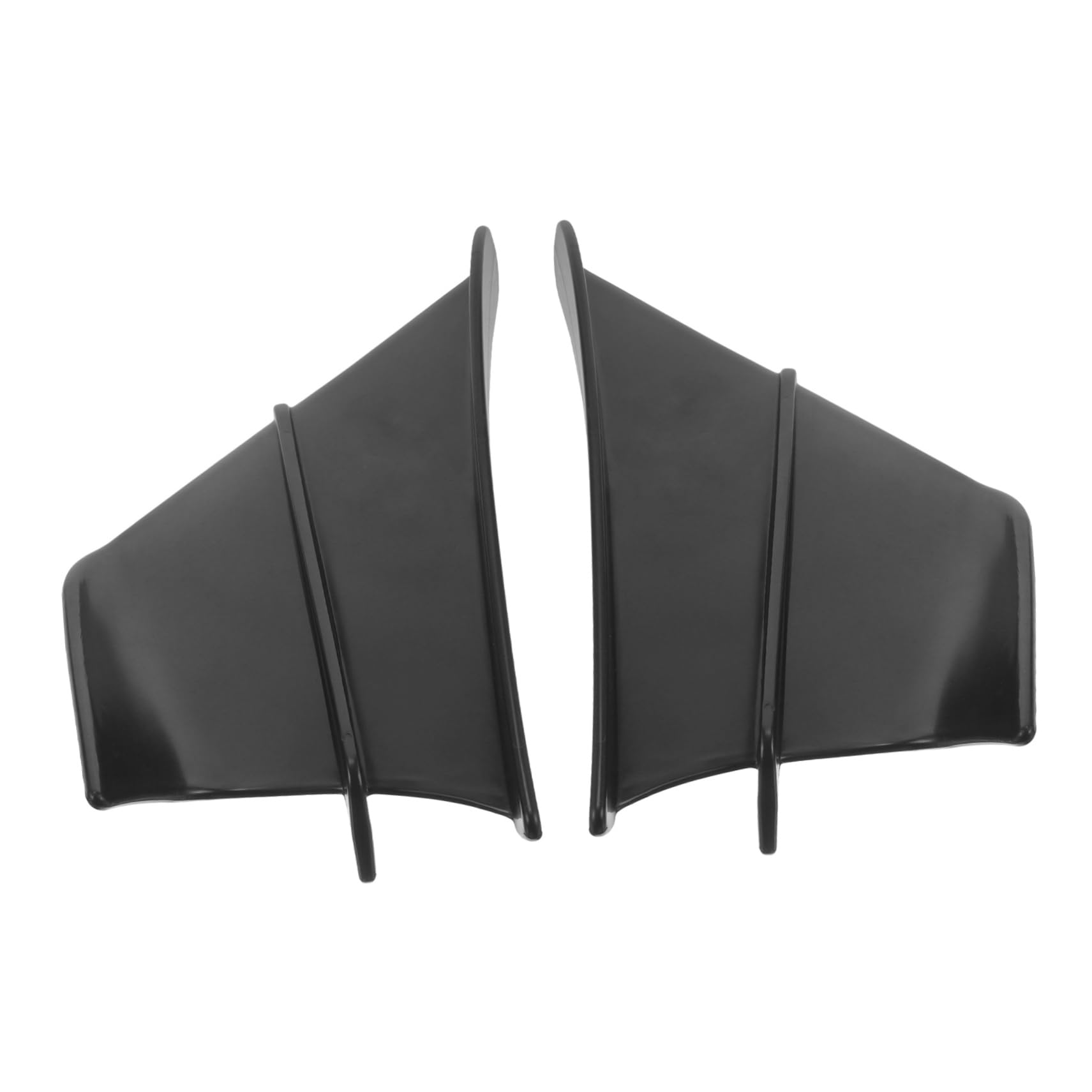 TIDTALEO 1 Paar Winglet Für Motorrad Front Winglet Schwarz Dekorative Front Winglet Dekorative Spoiler Flügel TIDTALEO 1 Paar Winglet Für Motorrad Front Winglet Schwarz Dekorative Front Winglet Dekorative Spoiler Flügel von TIDTALEO