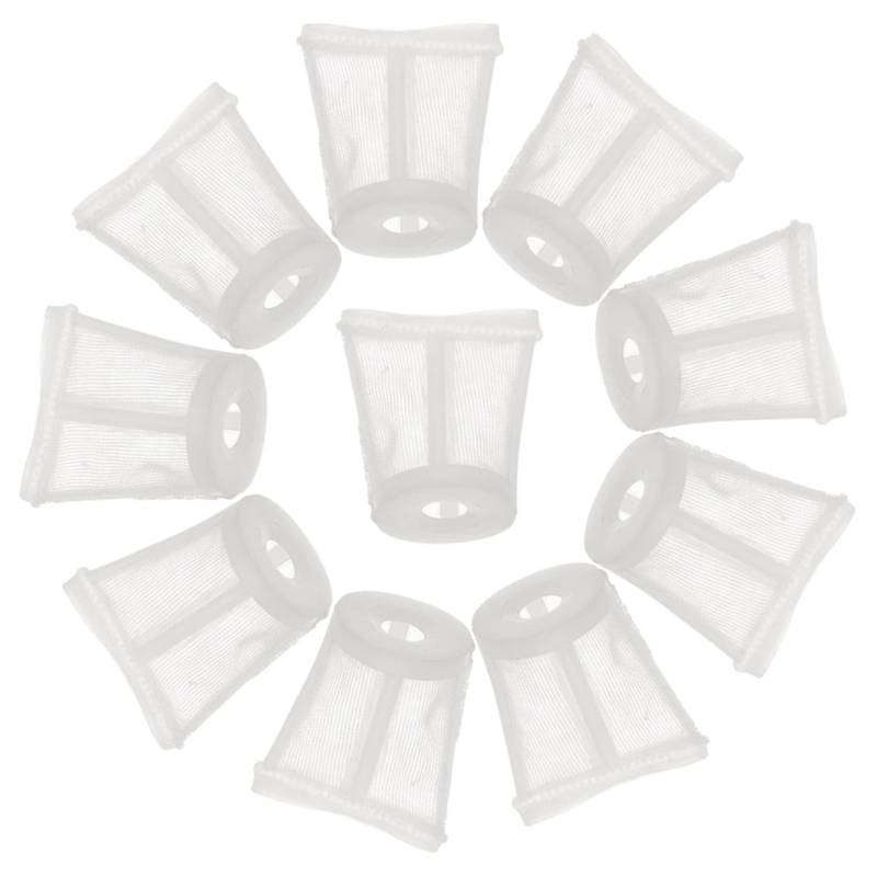 TIDTALEO 10 Stück Spritzschirm Sprühsieb malen Farbspritzfilter 120 Mesh Farbspritzfilter Mesh Farbspritzgerät-Netzfilter Filter für Airless-Spritzgeräte Kunststoff-Nylon von TIDTALEO