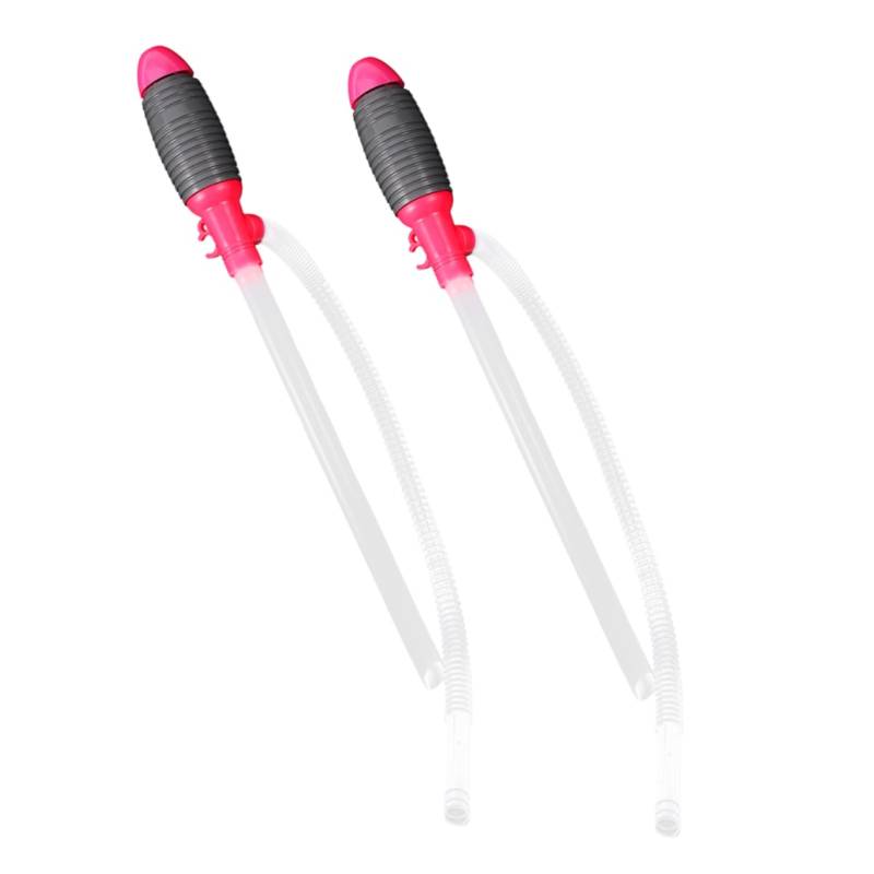 TIDTALEO 2 Pcs Öl Extractor Benzin Siphon Tragbare Saug Transfer Iii Pumpe Auto Zubehör Kunststoff von TIDTALEO