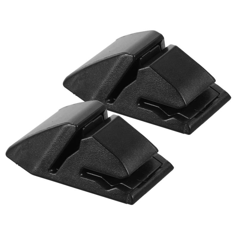 TIDTALEO 2 Stück Autokartenhalter Zubehör Slot Karteninhaber Autoticket-Clip Autokartenclip Fahrzeugkarten-/Ticketclip Ticketkarten-Clip Autoclip für Karte Abs Black von TIDTALEO