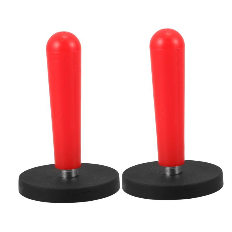 TIDTALEO 2 Stück Magnetischer Positionierer Folienverpackungs-magnethalter Vinyl-installationstool Folienmagnetgreifer Auto-Vinyl-installationswerkzeug Vinyl-Magnete Rot Gummi von TIDTALEO