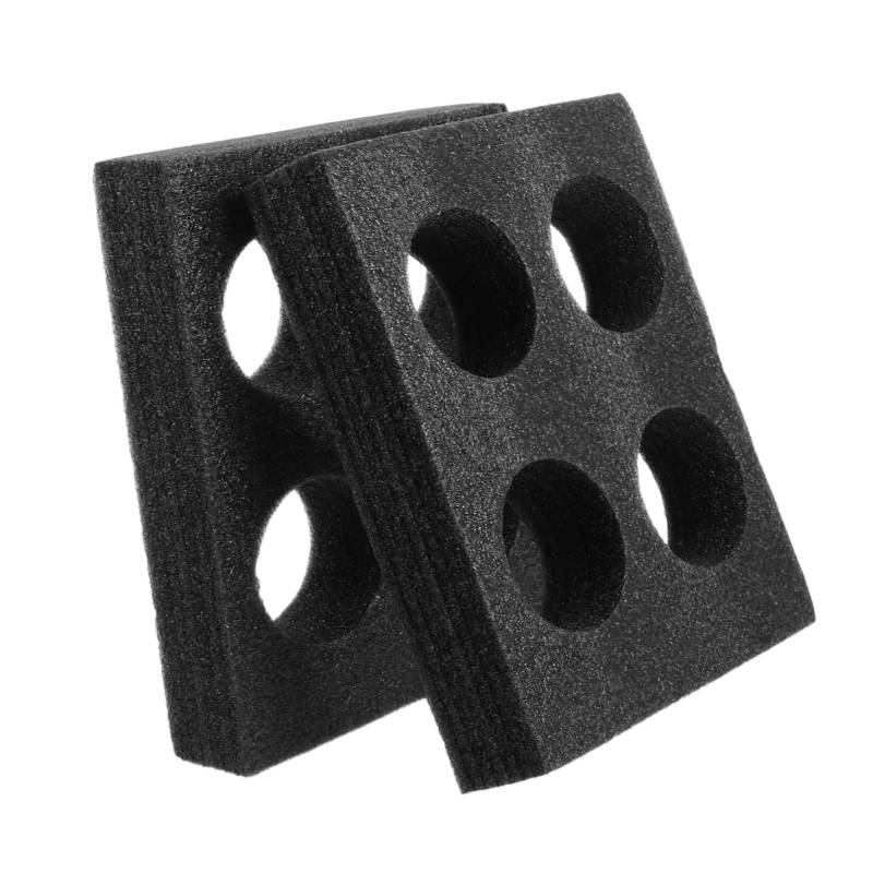 TIDTALEO 2 Stück Perlmilch -Tee -Tassenhalter Keine Squeeze Tassenhalter Getränkebechhalter Flaschenträger Tassenregal Reisebecherhalter Autocuphalter Becherregal Perlenbaumwolle Black von TIDTALEO