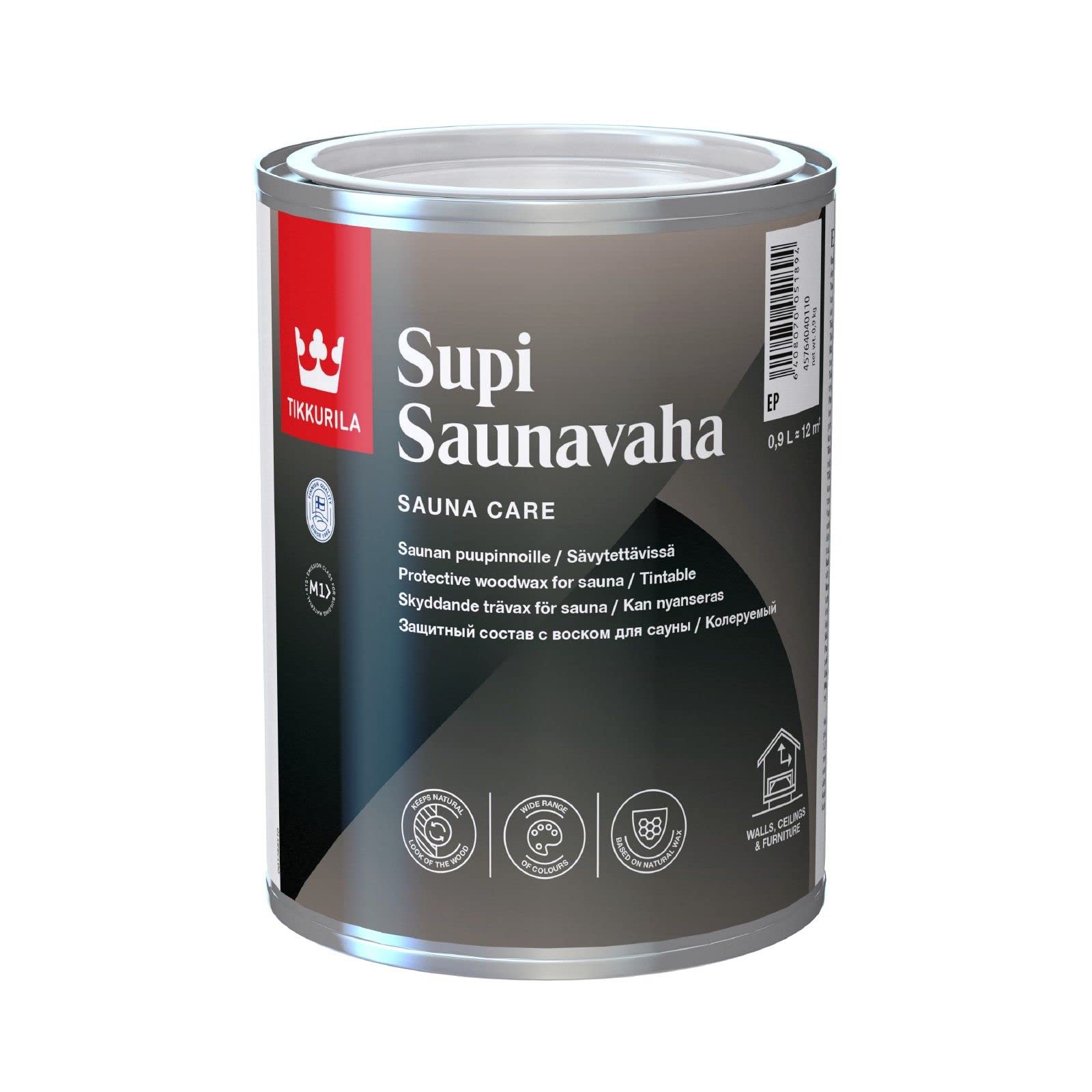 TIKKURILA SAUNAVAHA SUPI für Saunaschutz, 900 ml, transparent TIKKURILA SAUNAVAHA SUPI für Saunaschutz, 900 ml, transparent von TIKKURILA