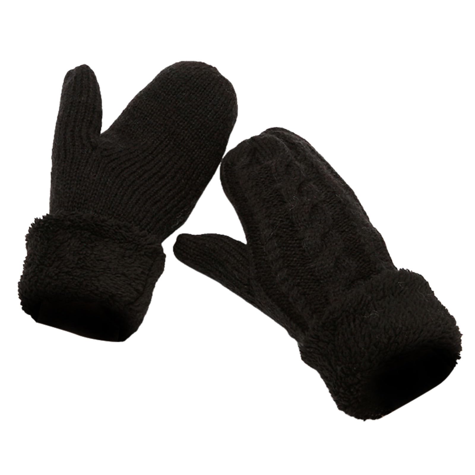 Damen Fäustlinge Winter Warm Strickhandschuhe Einfarbig Gestrickte Winterhandschuhe Fingerlose Handschuhe Warme Dicke Fäustlinge Pulswärmer Fausthandschuhe Sporthandschuhe für Frauen (Black, One Size) Damen Fäustlinge Winter Warm Strickhandschuhe Einfarbig Gestrickte Winterhandschuhe Fingerlose Handschuhe Warme Dicke Fäustlinge Pulswärmer Fausthandschuhe Sporthandschuhe für Frauen (Black, One Size) von TIMIYUYU