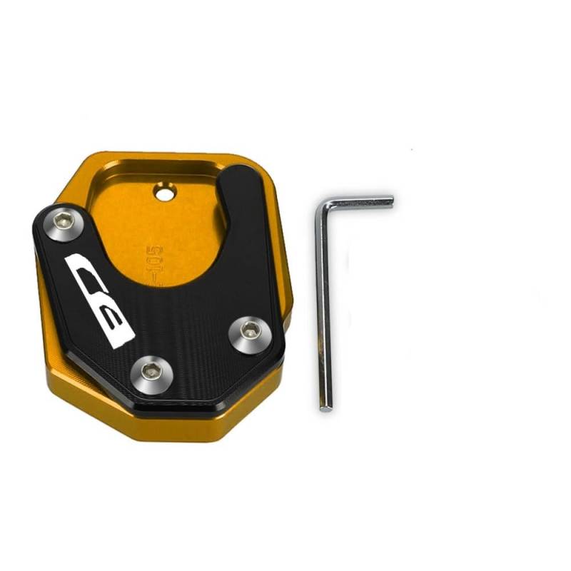 Für CB500X CB500F CB150R CB300F CB400 CB600F CB900F HORNET CB300F Ständer Fuß Seite Stehen Verlängerung Pad Unterstützung Platte(Gold) von TIMJAN