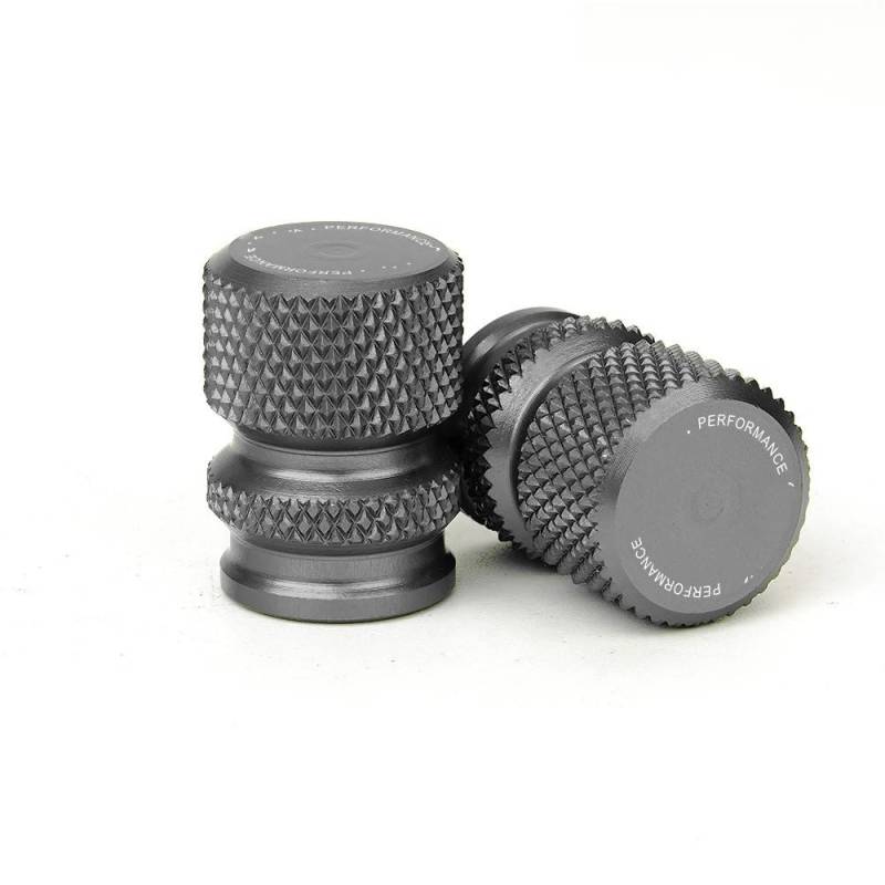 Für CBR 1000RR CBR1000RR CBR 1000 RR 2004-2006 2007 Motorradzubehör Ständer Fuß Seitenständer Pad Reifen Ventilkappen(Grey-Valve Caps) von TIMJAN