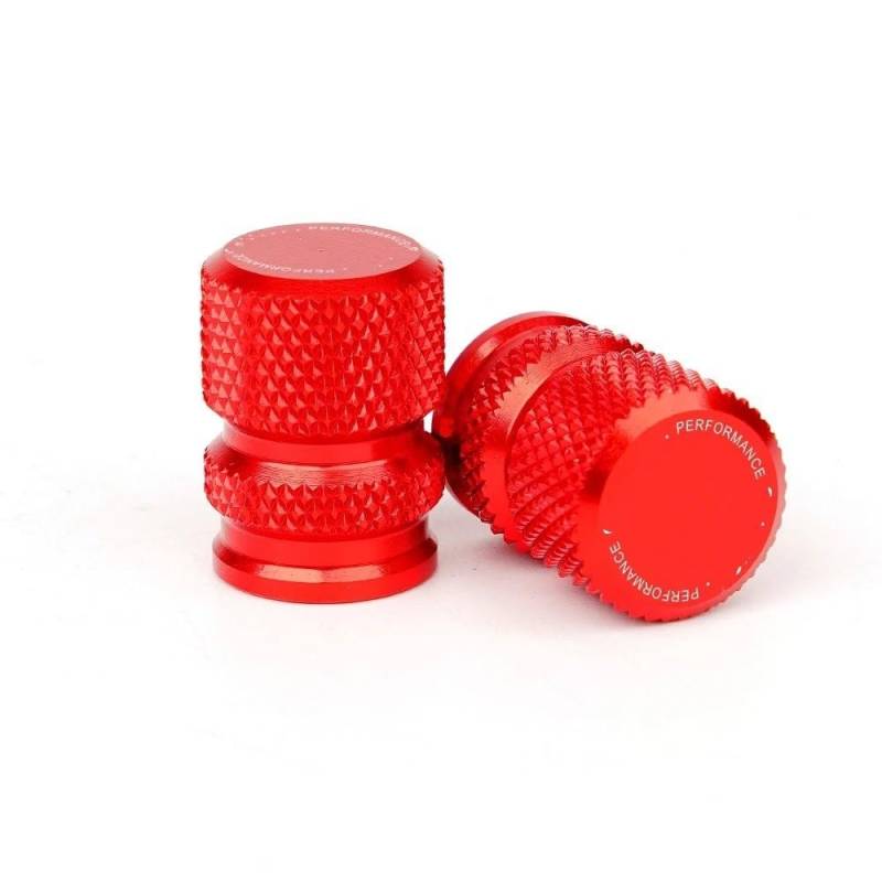Für CBR 1000RR CBR1000RR CBR 1000 RR 2004-2006 2007 Motorradzubehör Ständer Fuß Seitenständer Pad Reifen Ventilkappen(Red-Valve Caps) von TIMJAN