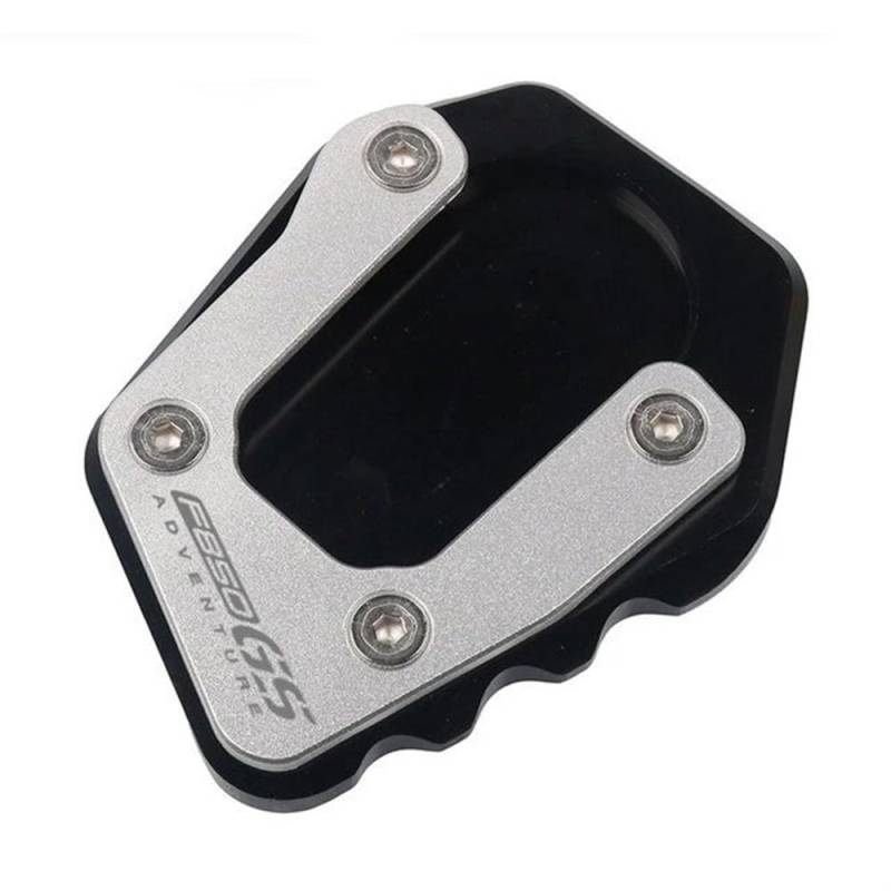 Für F750GS F850GS Adv F750 F850 GS Adventure 2020-2023 Motorrad CNC Kickstand Seitenständer Ständerverlängerung Vergrößerungspad(F850ADV Black) von TIMJAN