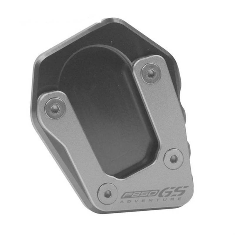 Für F750GS F850GS Adv F750 F850 GS Adventure 2020-2023 Motorrad CNC Kickstand Seitenständer Ständerverlängerung Vergrößerungspad(F850ADV Titanium) von TIMJAN