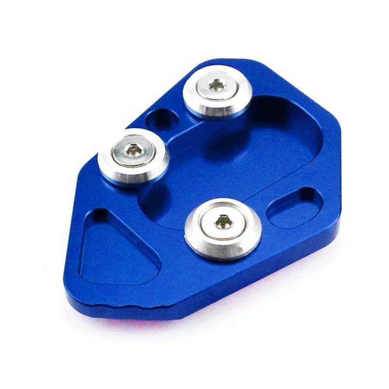 Für F800R 2009-2015 HP2 SPORT 2008-2010 R1200S 2006-2008 Motorrad CNC Seitenständer Vergrößerer Ständer Vergrößerungsplatte Verlängerungspad(Blue) von TIMJAN