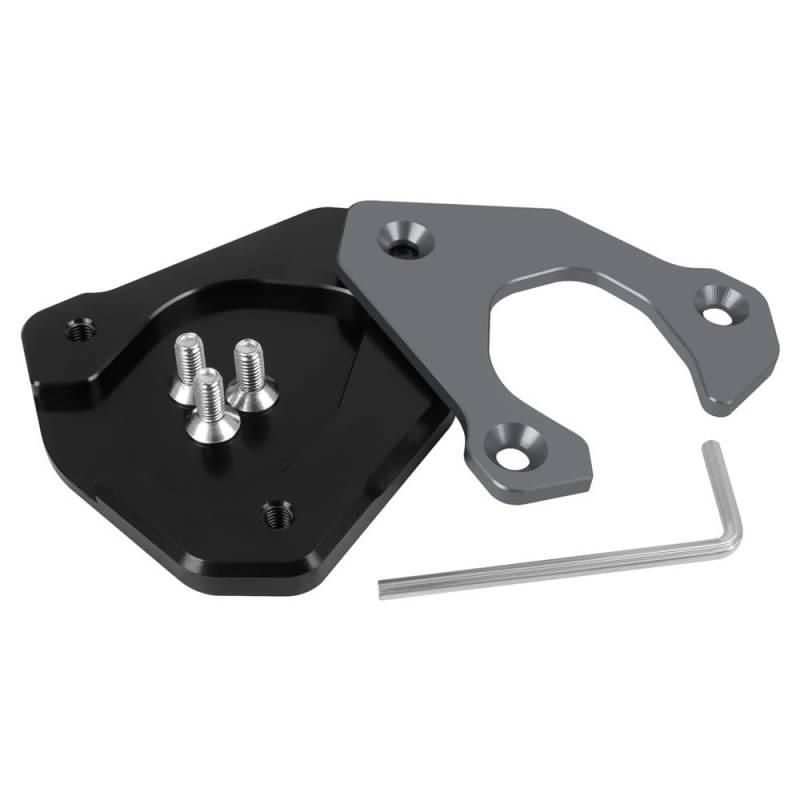 Für G310GS G310 GS G 310 GS 2022 2023 Motorrad CNC Kickstand Verlängerung Pad Fuß Seite Stand Platte(Titanium) von TIMJAN