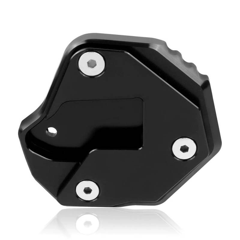 Für GSX1300R GSX-R 1300 2007-2021 Motorrad CNC Kickstand Fuß Seitenständer Verlängerung Pad Stützplatte(Black) von TIMJAN