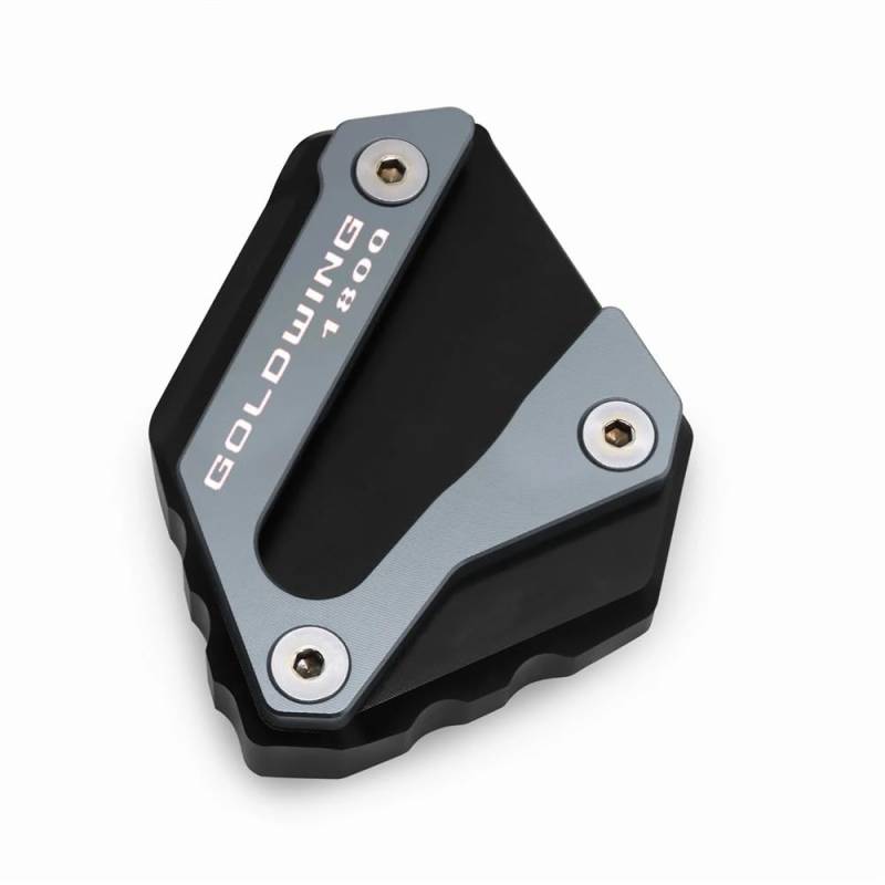Für Goldwing 1800 GL 1800 F6B GL1800 2018 2019-2023 Motorrad CNC Kickstand Fuß Seite Stehen Vergrößern Verlängerung Unterstützung Pad(Titanium) von TIMJAN