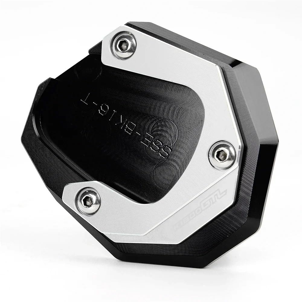 Für K1600B K1600GT K1600GTL K1600 B GT GTL 2017-2022 2023 CNC Kickstand Fuß Seitenständer Verlängerung Pad Stützplatte Schlüsselanhänger(Silver2) von TIMJAN
