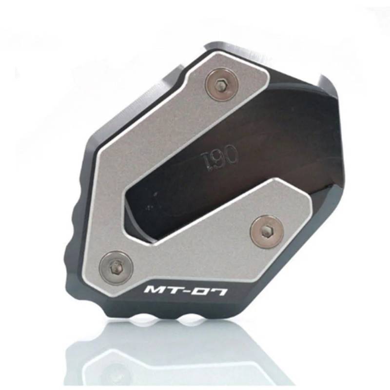 Für MT-07 MT07 FZ-07 Tracer 700GT 700 GT XSR700 XSR 700 CNC Ständer Fuß Seitenständer Verlängerungspolster Stützplatte Vergrößern(Titanium-MT07) von TIMJAN