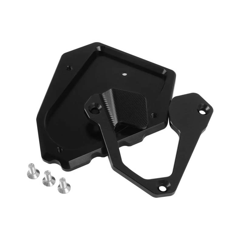 Für NT 1100 Nt1100 NT1100 2021 2022 2023 Motorrad Seitenständer Stützplatte Vergrößerungspad CNC Ständer Verlängerungsplatte(Black no logo) von TIMJAN