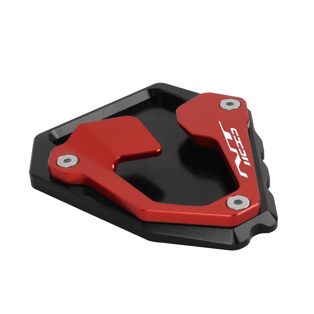 Für NT 1100 Nt1100 NT1100 2021 2022 2023 Motorrad Seitenständer Stützplatte Vergrößerungspad CNC Ständer Verlängerungsplatte(Red-with logo) von TIMJAN