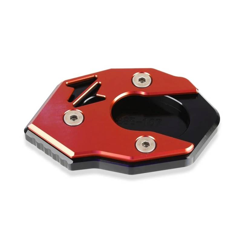 Für Ninja H2 SX SE 2021 2022 2023 H2SX H2SE Motorrad Fuß Seite Stehen Pad Platte Ständer Enlarger Unterstützung Verlängerung(Red) von TIMJAN