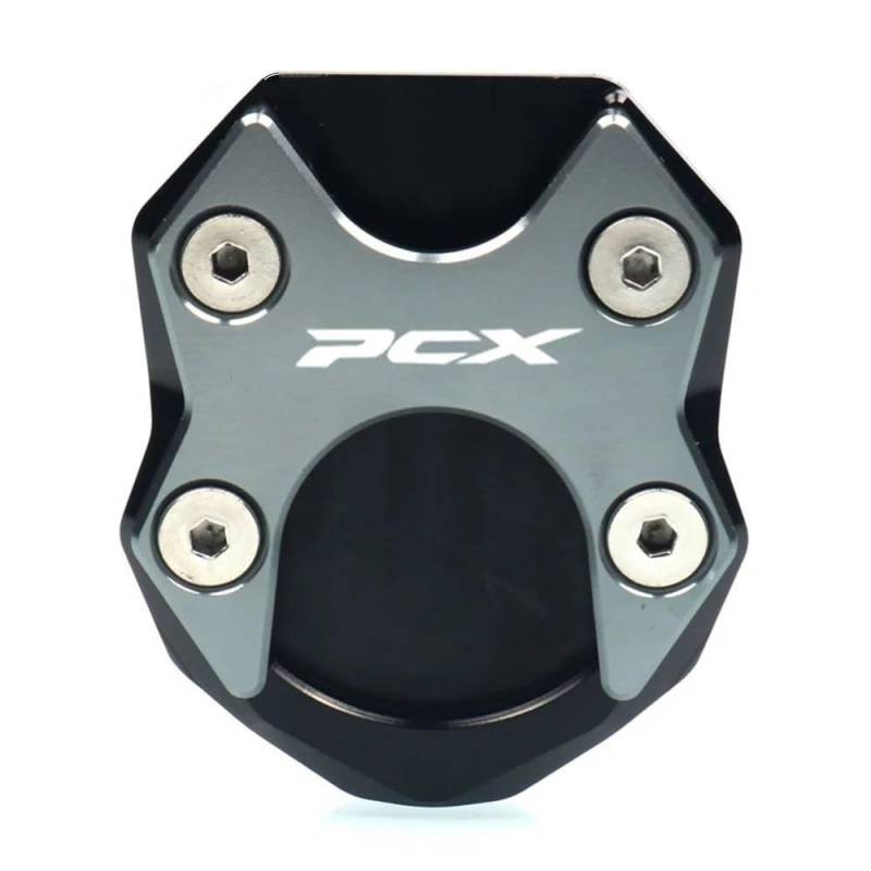 Für PCX125 PCX150 PCX 125 150 2018 2019 2020 2021 Motorrad CNC Kickstand Fuß Seite Stehen Unterstützung Erweiterung Enlarger Pad(Titanium) von TIMJAN