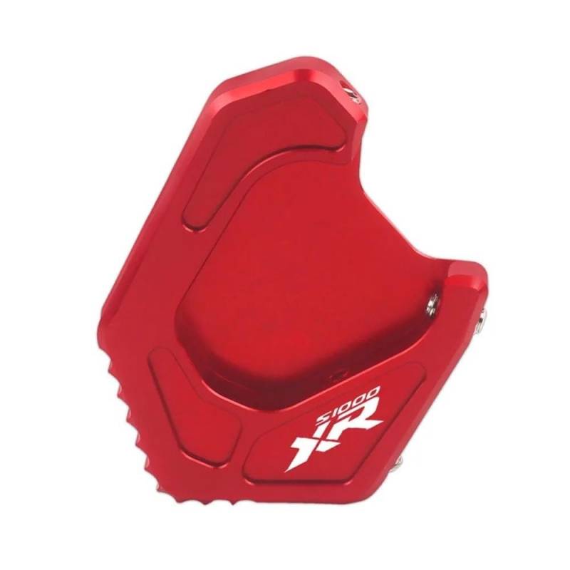 Für S1000XR S1000 XR S 1000 XR 2020 2021 2022 Motorrad CNC Kickstand Seitenständer Ständer Verlängerung Enlarger Pad(Red) von TIMJAN