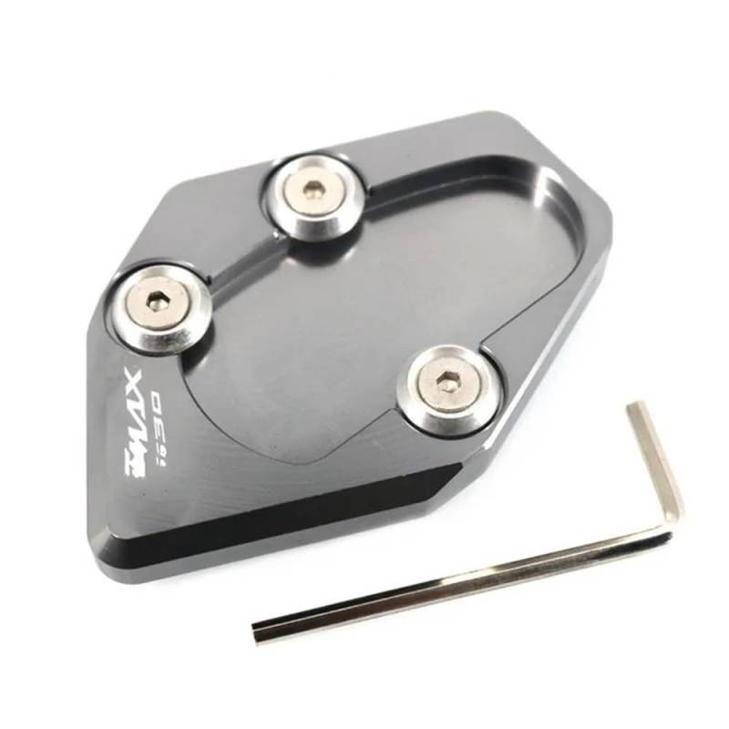Für TMAX530 T-MAX530 TMAX 530 T-MAX 2015 2016 Motorrad Kickstand Fuß Seite Stehen Verlängerung Pad Unterstützung Platte Vergrößern(Titanium) von TIMJAN