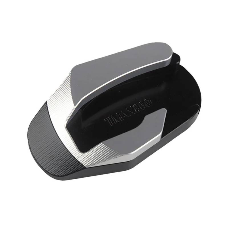 Für TMAX560 TMAX 560 T-MAX Motorrad Ständer Seitenständer Erweiterung Enlarger Pad Fuß Side Kick Ständer Halterung Unterstützung(Silver) von TIMJAN