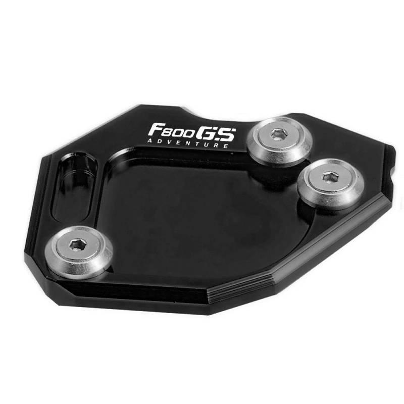 Motorrad F 800GS ADV Seite Stehen Enlarger Pad Platte Ständer Für F800GS Abenteuer F800 GS F 800 GSA 2008-2018 2017 2016(Black3) von TIMJAN