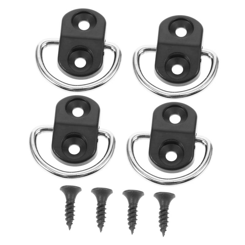 TINEASUR Gurtschlaufen Doppelschlaufe Spanngurt Kofferraum Verzurrösen Universal Cargo Hooks Für Autos Tie down Anchors Gepäcknetz Befestigungshaken Ideal Für Kofferraum Und Laderaum Optimierung von TINEASUR