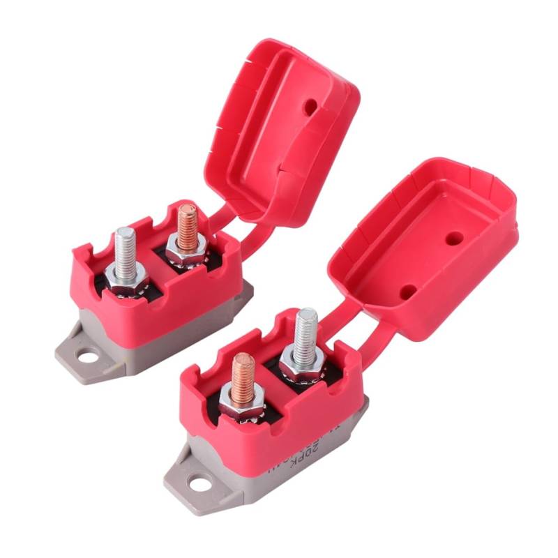 TINEASUR Leistungsschalter für Automotive Marine ATV RV 50A 12V/24V Stehbolzen Typ Auto Reset Sicherung von TINEASUR
