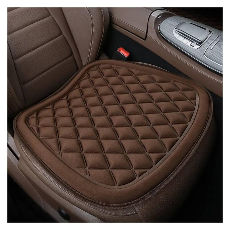 Autositzbezüge Autositzkissen Fahrersitzkissen Mit Komfort-Memory-Schaum Und Rutschfestem Gummi Fahrzeuge Autopolster Sitzbezug 1 Stück Autoinnenraum(Coffee) von TINGYUS