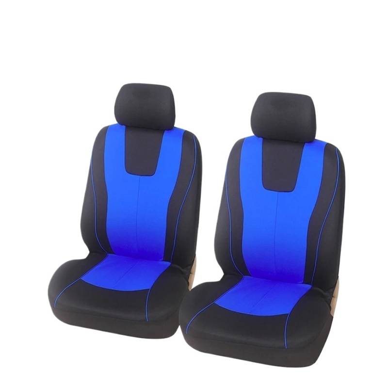 Autositzbezüge Für 1/2/5/7 Sitze Autos Auto Sitz Abdeckung Airbag Universal Innen Zubehör Autoinnenraum(2 Seats-Blue) von TINGYUS