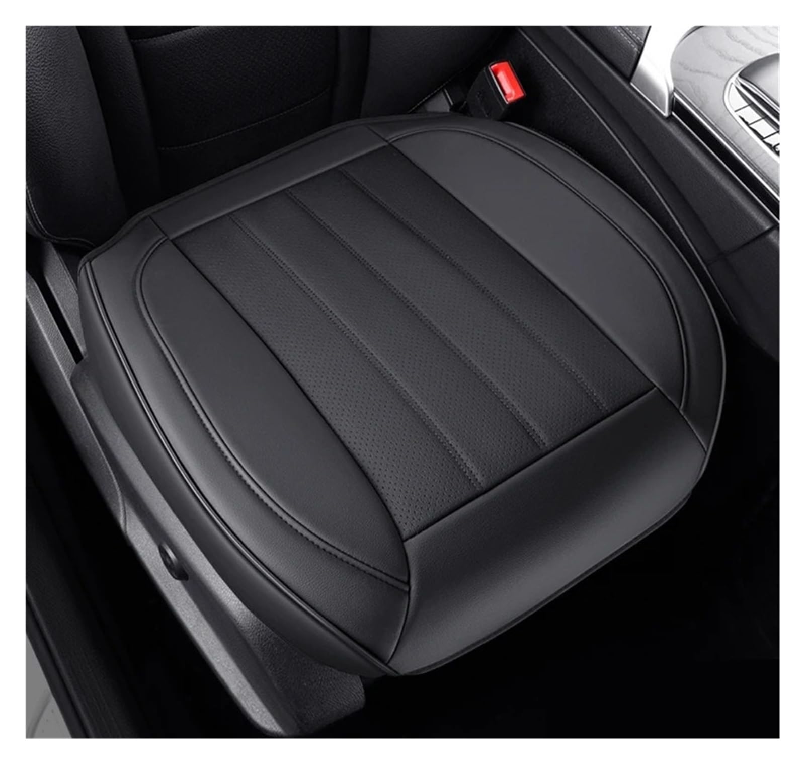 Autositzbezüge Für Peugeot 206 307SW 308 407 408 508SW 208 2008 3008 4008 5008 Vollständige Abdeckung Pu Leder Auto Sitzbezug Kissen Autoinnenraum(Schwarz) von TINGYUS