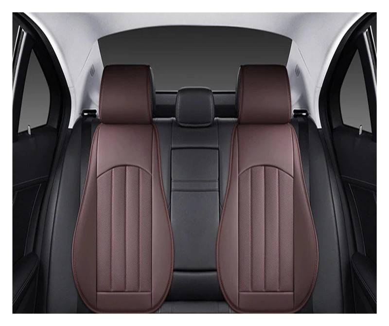 Autositzbezüge Für Volvo XC60 XC90 XC40 XC70 S60L C30 S80 S90 V50 V60 Vollständige Abdeckung Pu-Leder Autositzbezug Kissen Autozubehör Autoinnenraum(2*Coffee) von TINGYUS