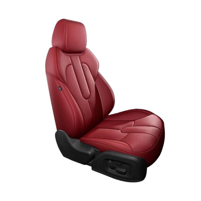 Autositzbezüge Für Volvo XC90 V50 S60 V40 C30 S80 XC70 S90 C70 Leder-Autositzbezüge Für Die Erste Reihe Und EIN Komplettes Set Von Sitzbezügen Autoinnenraum(1 Piece Win-Red) von TINGYUS