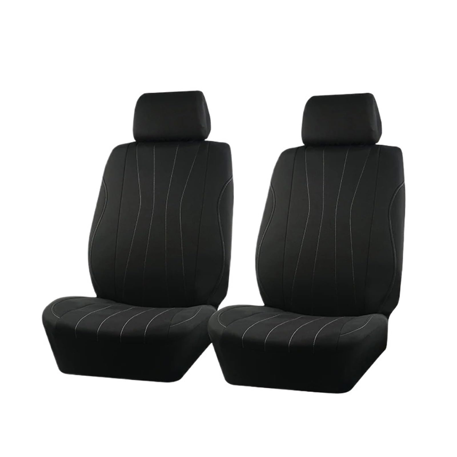Autositzbezüge Passend Für Die Meisten Auto-, SUV-, LKW- Und Van-Sitzbezüge Aus Polyestergewebe, Fahrzeugsitzschutz-Set Mit Sport Line Autoinnenraum(2 Seat Gray) von TINGYUS