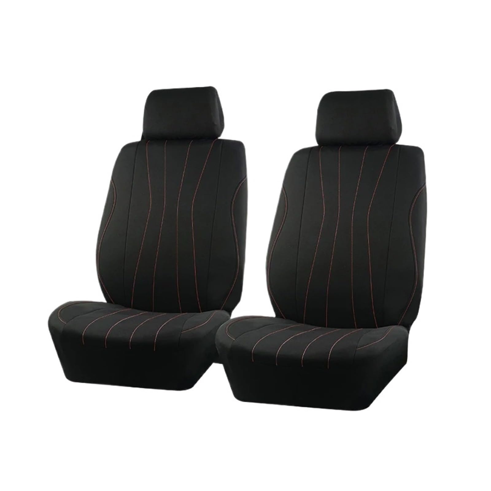 Autositzbezüge Passend Für Die Meisten Auto-, SUV-, LKW- Und Van-Sitzbezüge Aus Polyestergewebe, Fahrzeugsitzschutz-Set Mit Sport Line Autoinnenraum(2 Seat Red) von TINGYUS