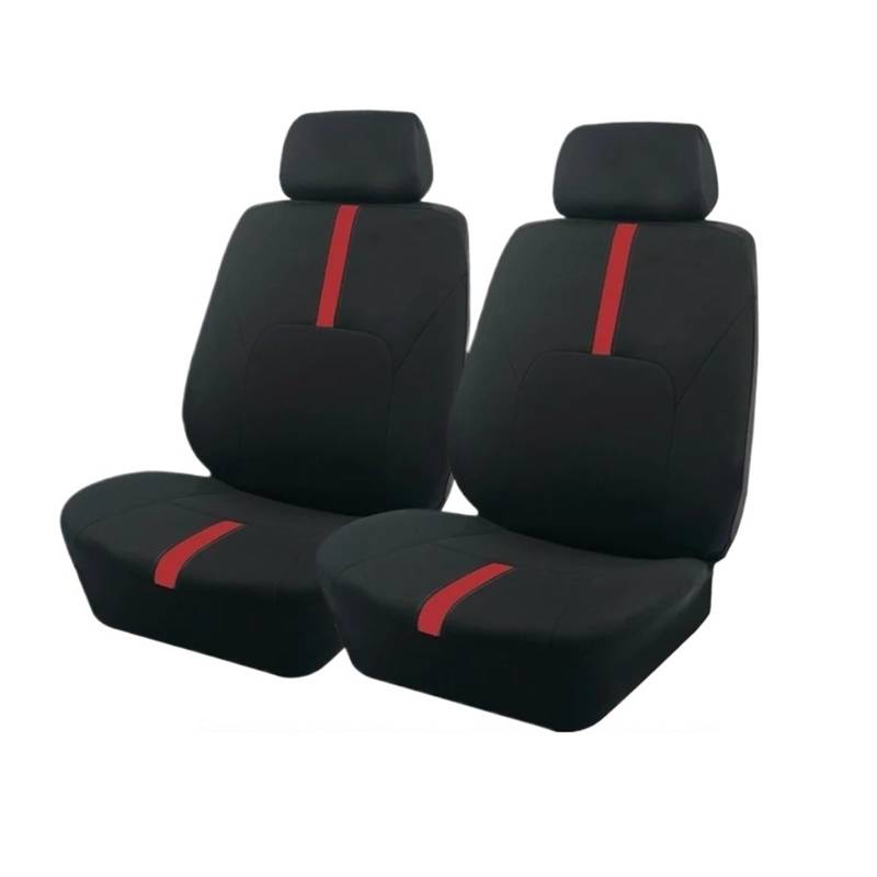 Autositzbezüge Passend Für Die Meisten Auto-, SUV-, LKW- Und Van-Sitzbezüge. Universelle Autositzbezüge Aus Polyester Im Sportlichen Design Autoinnenraum(B 2 Seat Red) von TINGYUS