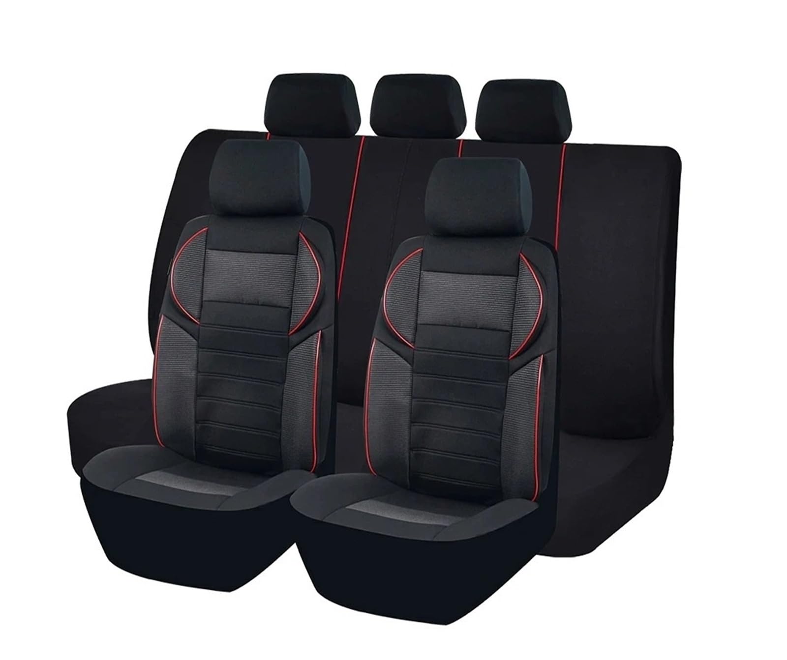 Autositzbezüge Passend Für Die Meisten Autos Mit Seitlichen Armlehnen. Universelle Autositzbezüge Aus 4-mm-Schwamm, 5D-Design, Innenraum Autoinnenraum(AD9432 Set) von TINGYUS
