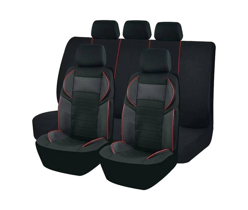 Autositzbezüge Passend Für Die Meisten Autos Mit Seitlichen Armlehnen. Universelle Autositzbezüge Aus 4-mm-Schwamm, 5D-Design, Innenraum Autoinnenraum(AD9433 Set) von TINGYUS