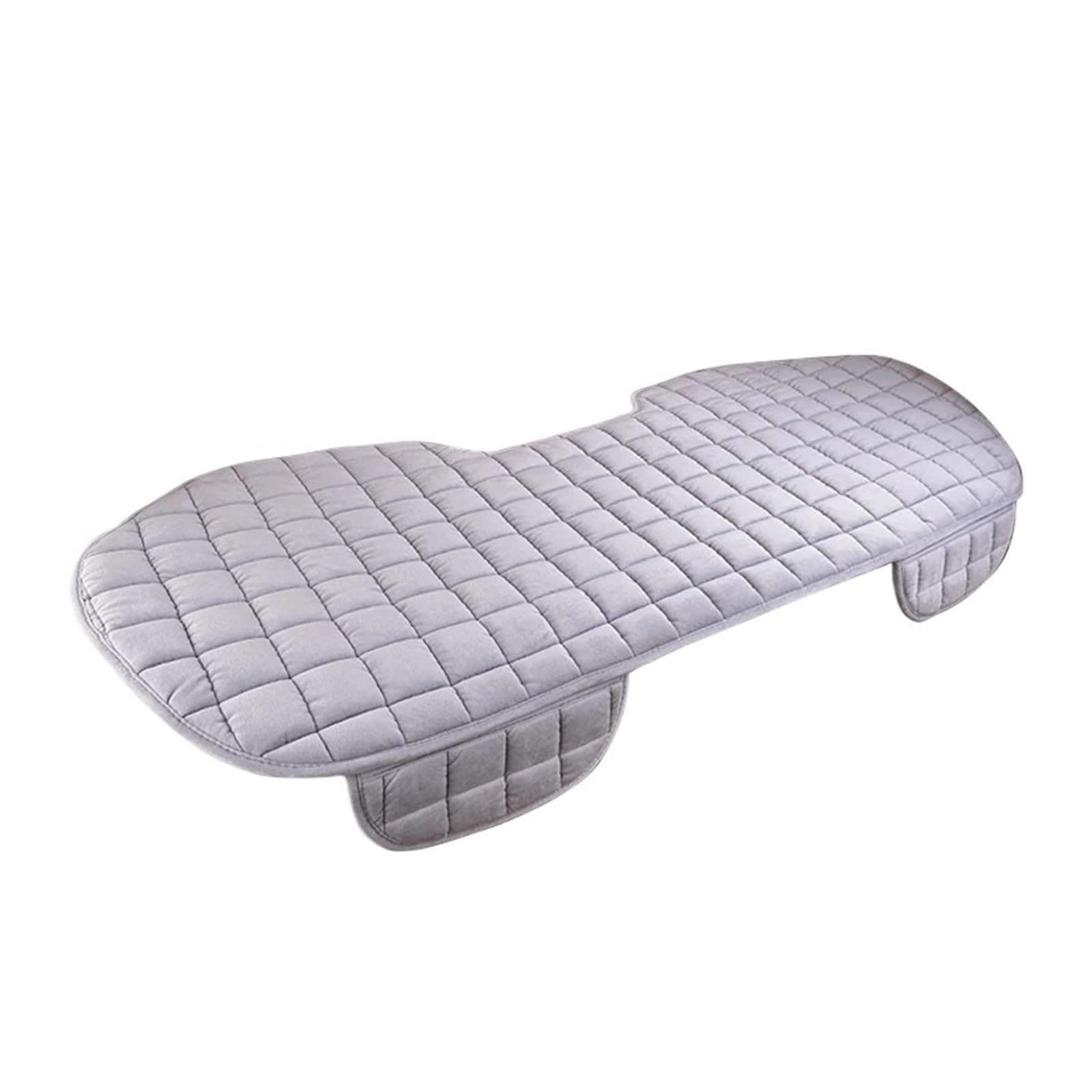 Autositzbezüge Plüsch Auto Sitzbezüge Set Auto Sitzkissen Winter Auto Sitz Protector Weiche Anti Slip Pads Autoinnenraum(O1 Gray Rear*1piece) von TINGYUS