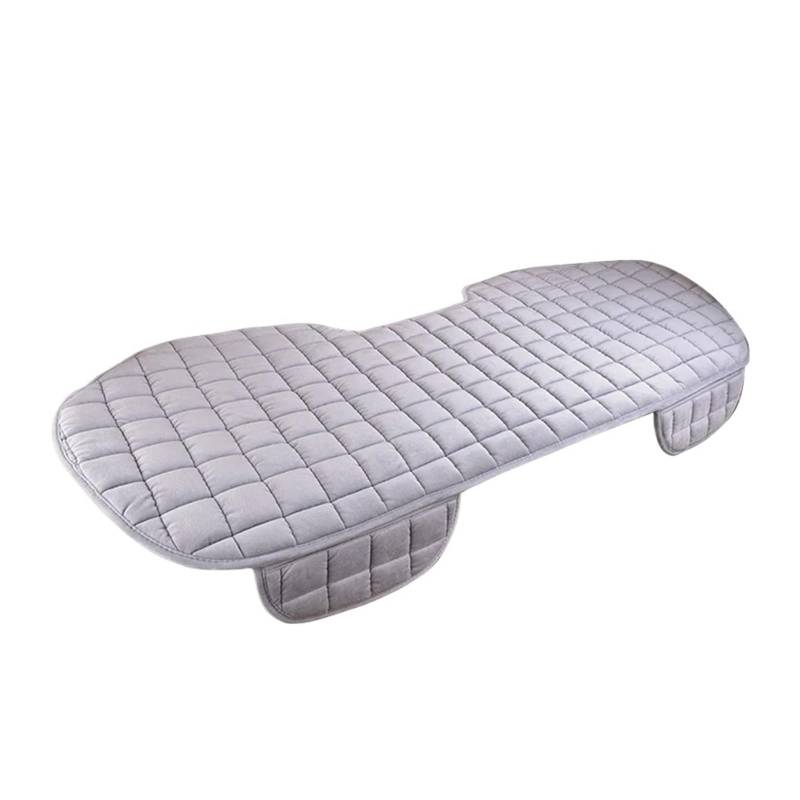 Autositzbezüge Plüsch Auto Sitzbezüge Set Auto Sitzkissen Winter Auto Sitz Protector Weiche Anti Slip Pads Autoinnenraum(O1 Gray Rear*1piece) von TINGYUS